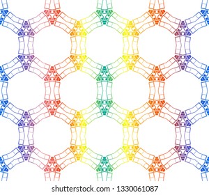 Geometric shape abstract vector illustration. Vector background. Seamless pattern.For design, page fill, wallpaper