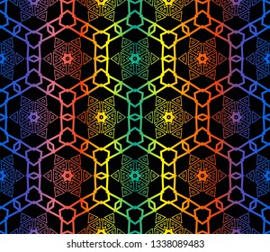 Geometric shape abstract vector illustration. Vector background. Seamless pattern.For design, page fill, wallpaper