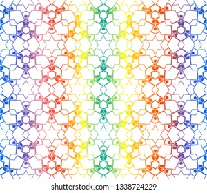 Geometric shape abstract vector illustration. Vector background. Seamless pattern.For design, page fill, wallpaper