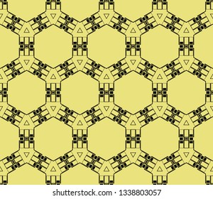 Geometric shape abstract vector illustration. Vector background. Seamless pattern.For design, page fill, wallpaper