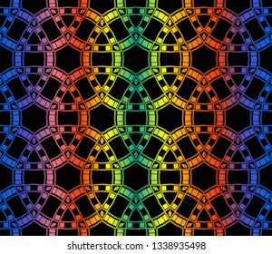 Geometric shape abstract vector illustration. Vector background. Seamless pattern.For design, page fill, wallpaper