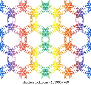 Geometric shape abstract vector illustration. Vector background. Seamless pattern.For design, page fill, wallpaper