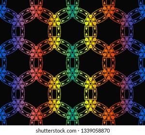 Geometric shape abstract vector illustration. Vector background. Seamless pattern.For design, page fill, wallpaper