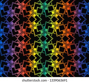 Geometric shape abstract vector illustration. Vector background. Seamless pattern.For design, page fill, wallpaper