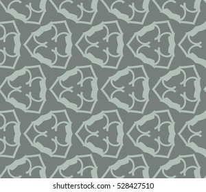 Geometric shape abstract vector illustration. Seamless pattern.