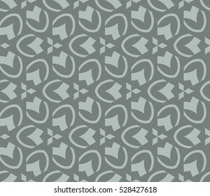 Geometric shape abstract vector illustration. Seamless pattern.
