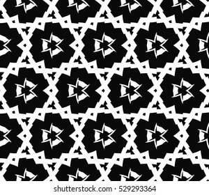 Geometric shape abstract vector illustration. Seamless pattern.