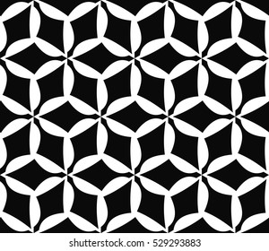 Geometric shape abstract vector illustration. Seamless pattern.