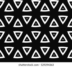 Geometric shape abstract vector illustration. Seamless pattern.