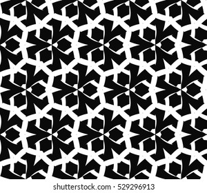 Geometric shape abstract vector illustration. Seamless pattern.