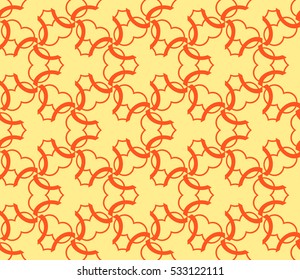 Geometric shape abstract vector illustration. Seamless pattern.