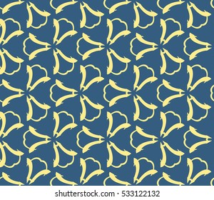 Geometric shape abstract vector illustration. Seamless pattern.