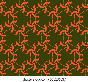 Geometric shape abstract vector illustration. Seamless pattern.