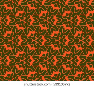 Geometric shape abstract vector illustration. Seamless pattern.