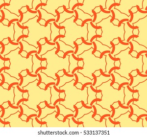 Geometric shape abstract vector illustration. Seamless pattern.