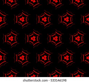 Geometric shape abstract vector illustration. Seamless pattern.