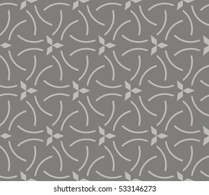 Geometric shape abstract vector illustration. Seamless pattern.