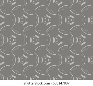 Geometric shape abstract vector illustration. Seamless pattern.