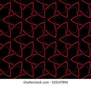 Geometric shape abstract vector illustration. Seamless pattern.