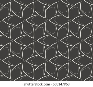 Geometric shape abstract vector illustration. Seamless pattern.