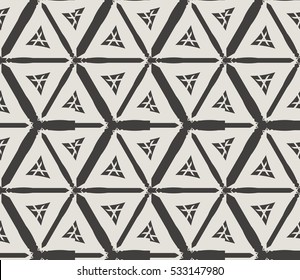Geometric shape abstract vector illustration. Seamless pattern.