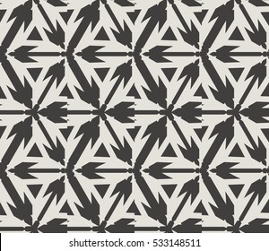 Geometric shape abstract vector illustration. Seamless pattern.