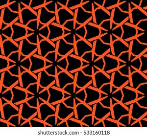 Geometric shape abstract vector illustration. Seamless pattern.