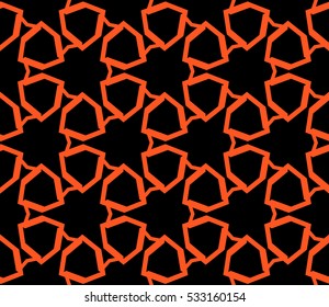 Geometric shape abstract vector illustration. Seamless pattern.