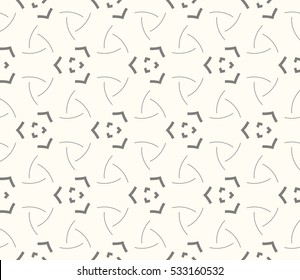 Geometric shape abstract vector illustration. Seamless pattern.