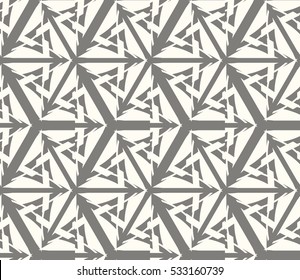 Geometric shape abstract vector illustration. Seamless pattern.