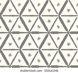 Geometric shape abstract vector illustration. Seamless pattern.