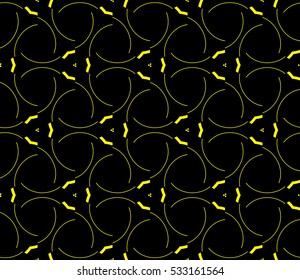 Geometric shape abstract vector illustration. Seamless pattern.