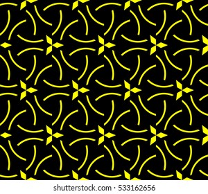 Geometric shape abstract vector illustration. Seamless pattern.