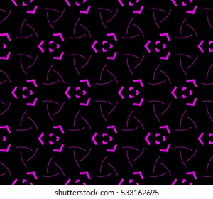 Geometric shape abstract vector illustration. Seamless pattern.
