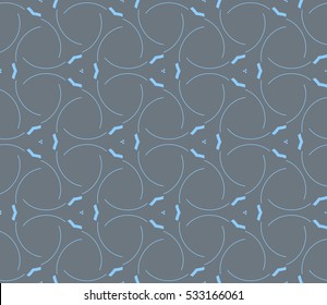 Geometric shape abstract vector illustration. Seamless pattern.