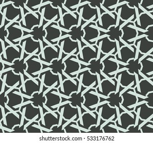 Geometric shape abstract vector illustration. Seamless pattern.