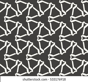 Geometric shape abstract vector illustration. Seamless pattern.