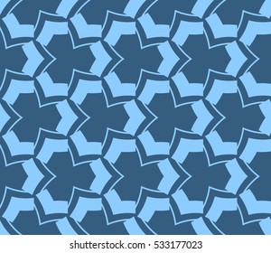 Geometric shape abstract vector illustration. Seamless pattern.