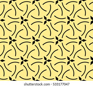 Geometric shape abstract vector illustration. Seamless pattern.