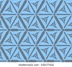 Geometric shape abstract vector illustration. Seamless pattern.