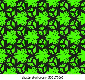 Geometric shape abstract vector illustration. Seamless pattern.