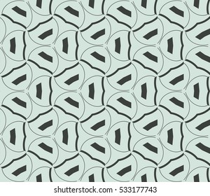 Geometric shape abstract vector illustration. Seamless pattern.