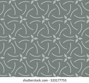Geometric shape abstract vector illustration. Seamless pattern.