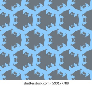 Geometric shape abstract vector illustration. Seamless pattern.