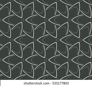 Geometric shape abstract vector illustration. Seamless pattern.