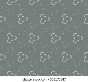 Geometric shape abstract vector illustration. Seamless pattern.