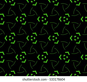 Geometric shape abstract vector illustration. Seamless pattern.