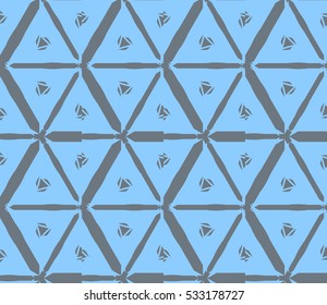 Geometric shape abstract vector illustration. Seamless pattern.