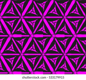 Geometric shape abstract vector illustration. Seamless pattern.