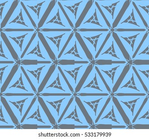 Geometric shape abstract vector illustration. Seamless pattern.